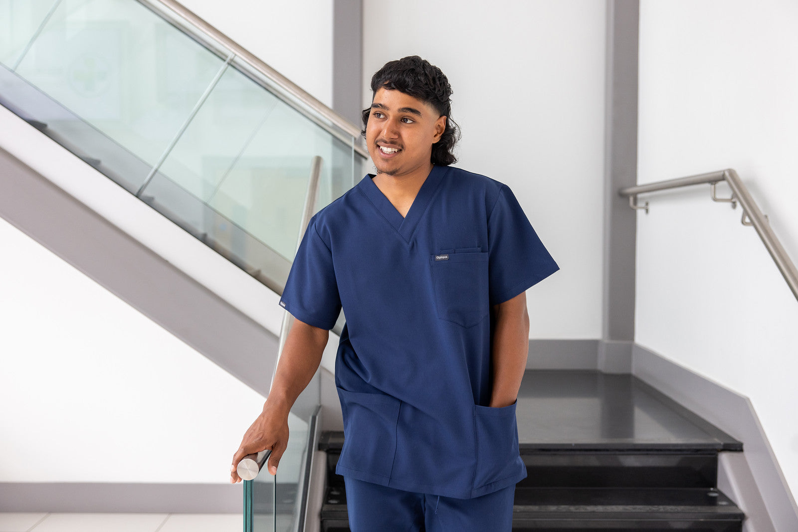 Olympus mens Apollo scrub top