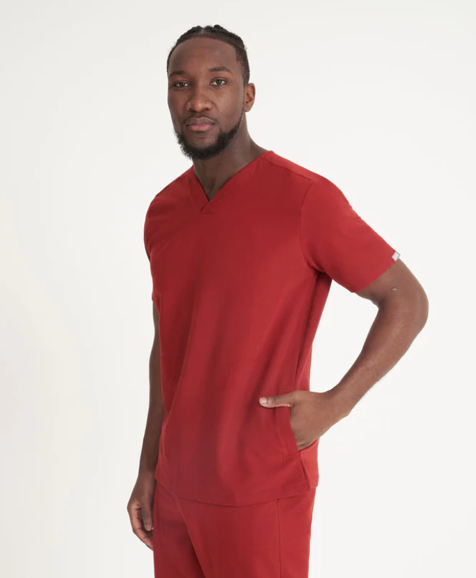 SIMKI Men's Oscar Scrub Top