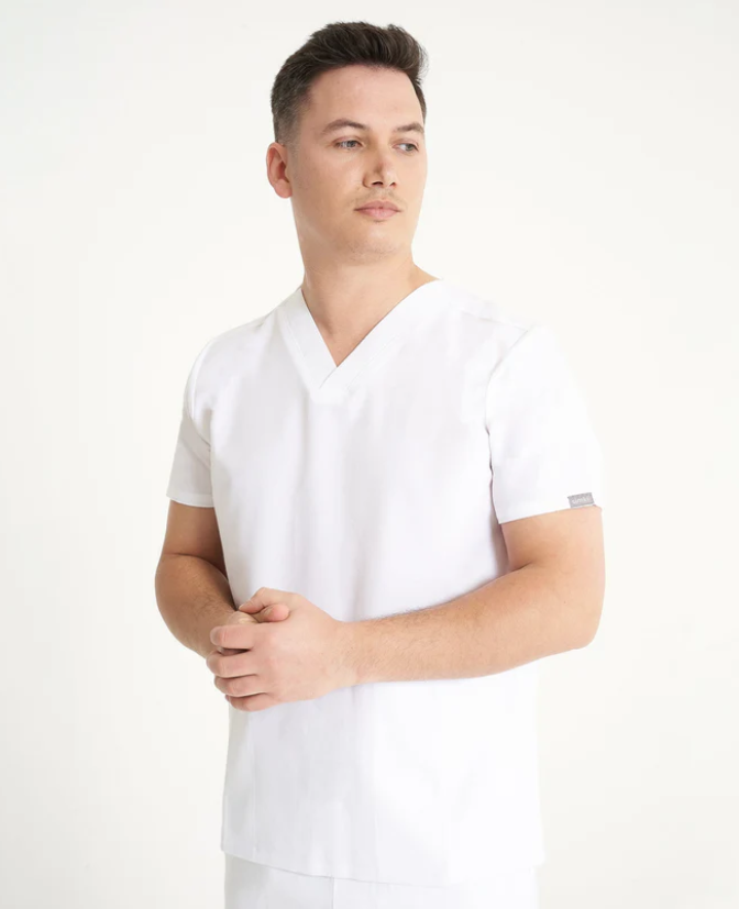 SIMKI Men's Oscar Scrub Top