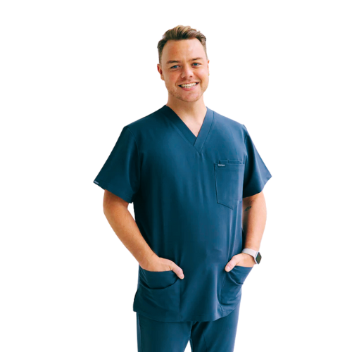 Olympus mens Apollo scrub top