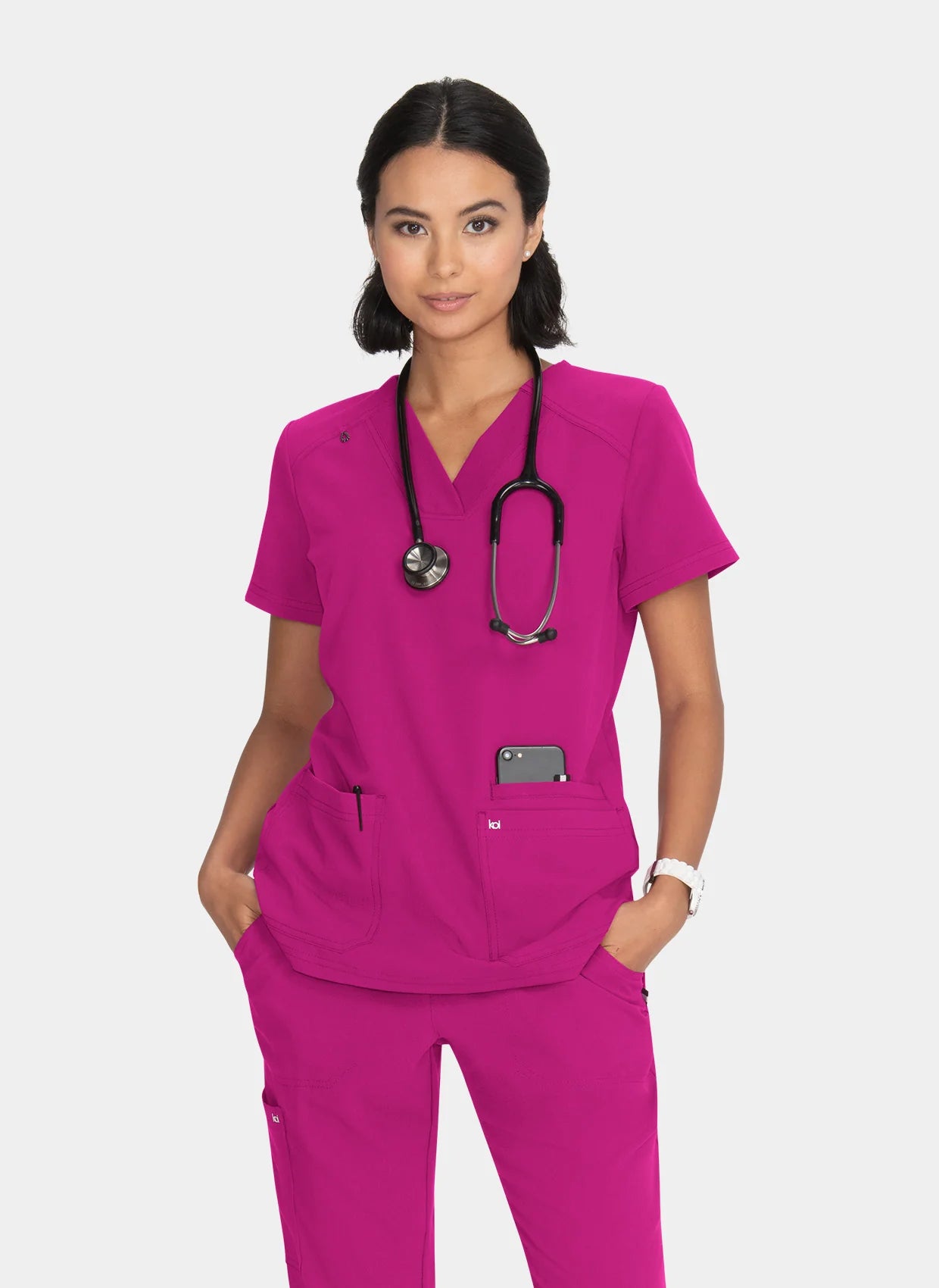 Koi Next Gen Hustle And Heart Scrub Top