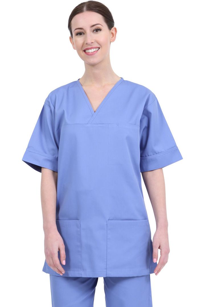 Behrens Unisex Plain Smart Scrub Top (NSTP)