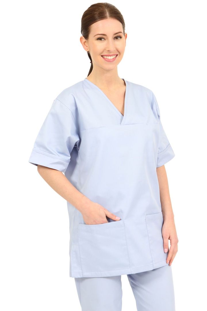 Behrens Unisex Plain Smart Scrub Top (NSTP)