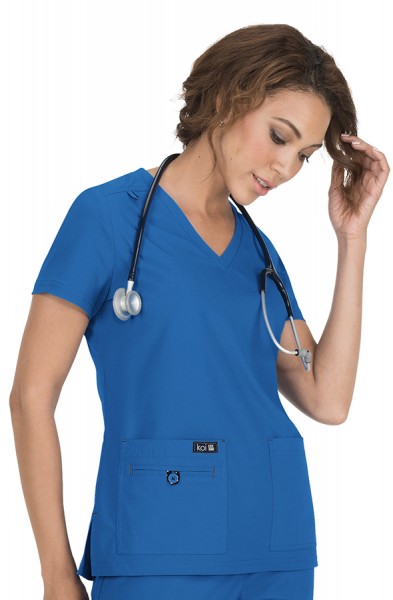 Koi Basics Becca Women's Scrub Top - Main Colours