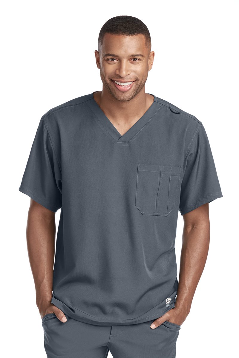 Skechers Mens Structure Crossover Scrub Top SK0112