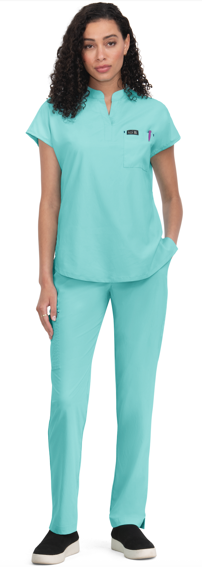 ScrubsUK.com: Fresh style for healthcare professionals - meet the new Koi Ari scrub top in Fresh Mint and Olive