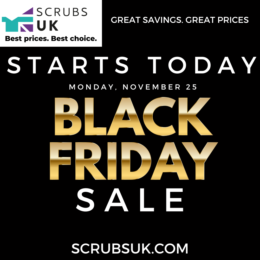 ScrubsUK Black Friday Deals: Up to 30% off our scrubs for doctors, vets, nurses, care professionals and dentists