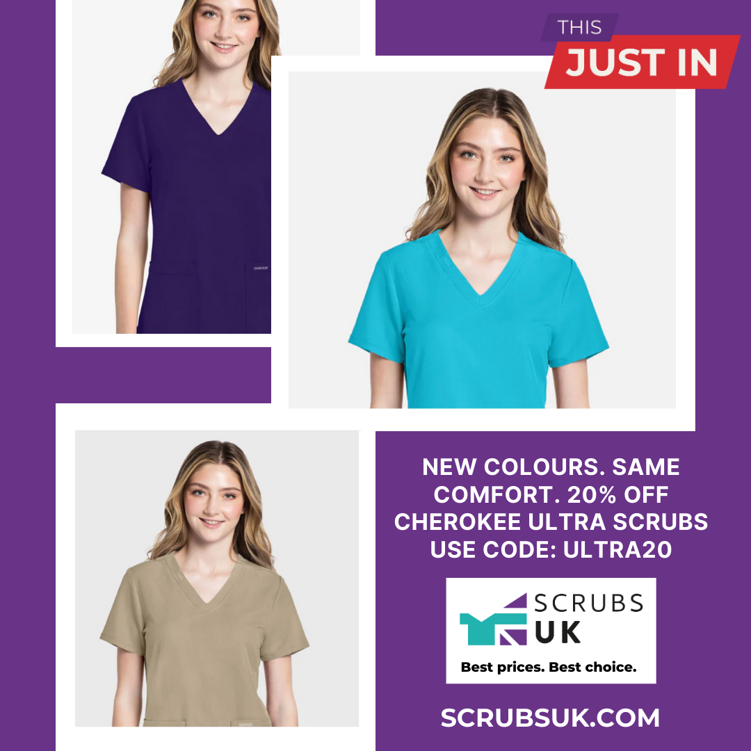 20% off Cherokee Ultra Scrubs: New colours added at ScrubsUK.com