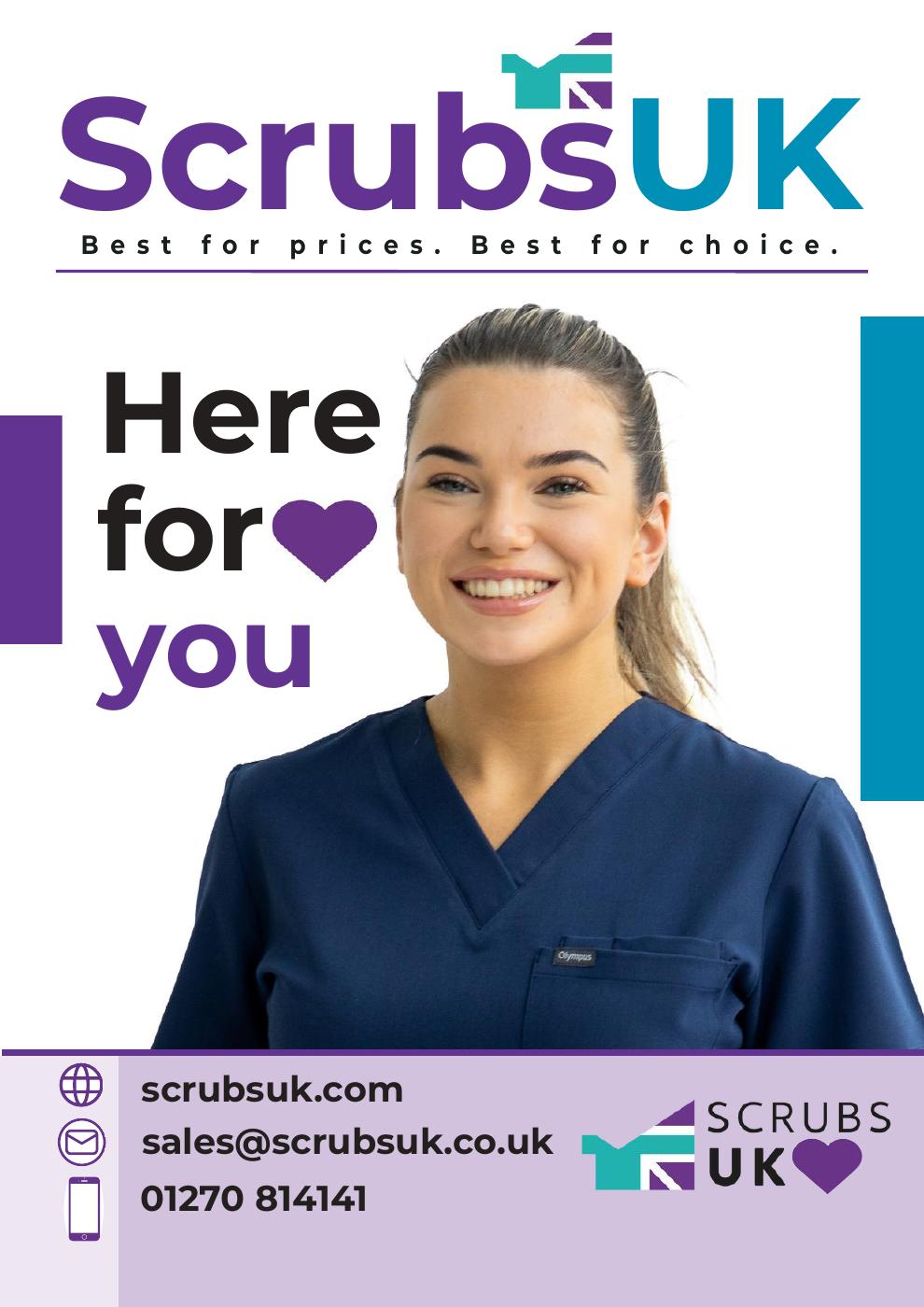 Explore the NEW ScrubsUK.com Brochure – Your go-to guide for premium scrubs for the care and health industries