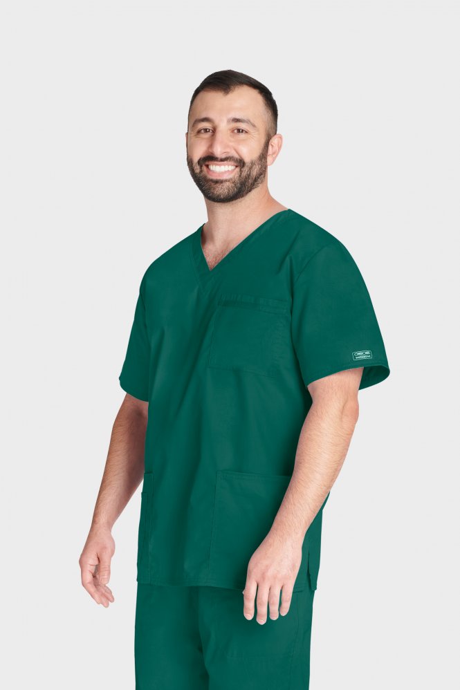 Cherokee Core stretch V neck unisex top WWE4725