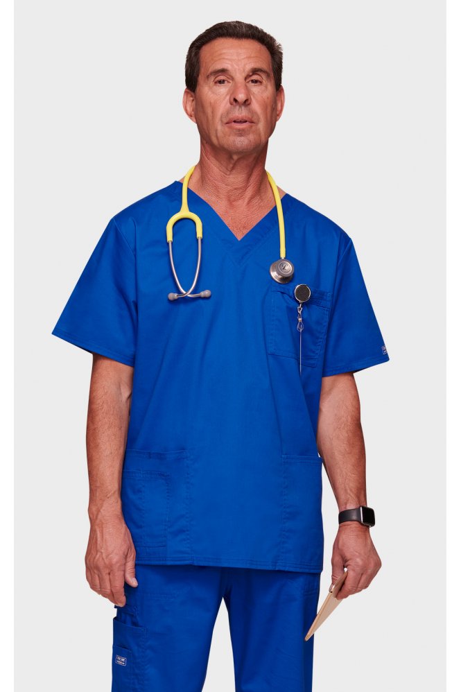 Cherokee Core stretch V neck unisex top WWE4725