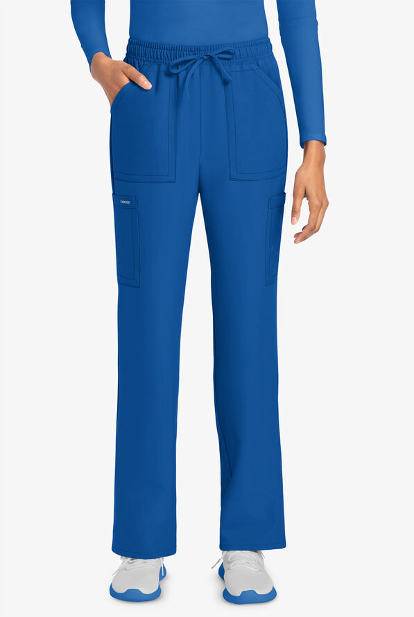 Cherokee Workwear Originals Ultra Women's 4-Pocket Drawstring Cargo Scrub Pants (CKE272A)