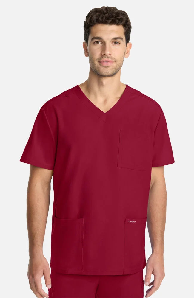 Cherokee Workwear Originals Ultra Unisex 2-Pocket V-Neck Scrub Top (CKE00014A)NEW COLOURS!!