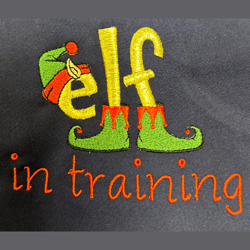 Christmas UNISEX scrub set - PREMIUM 'Elf in Training'