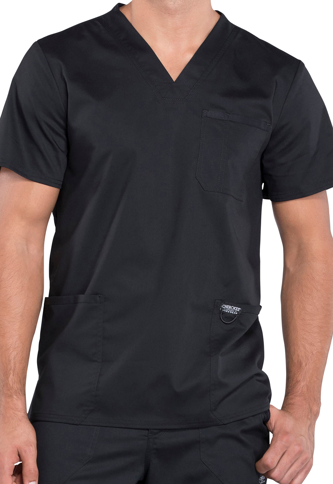Cherokee Revolution stretch v-neck mens top WW670