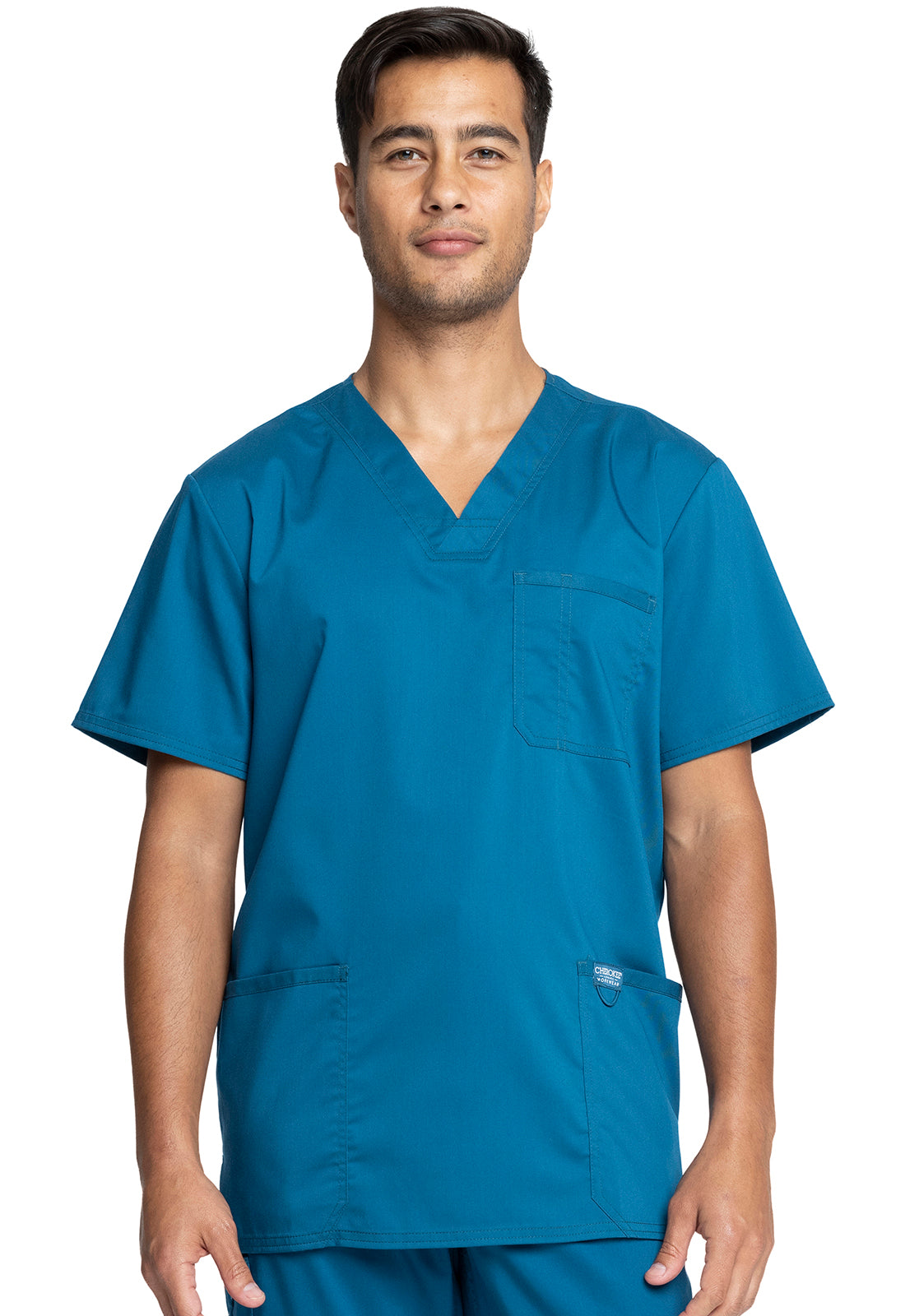 Cherokee Revolution stretch v-neck mens top WW670