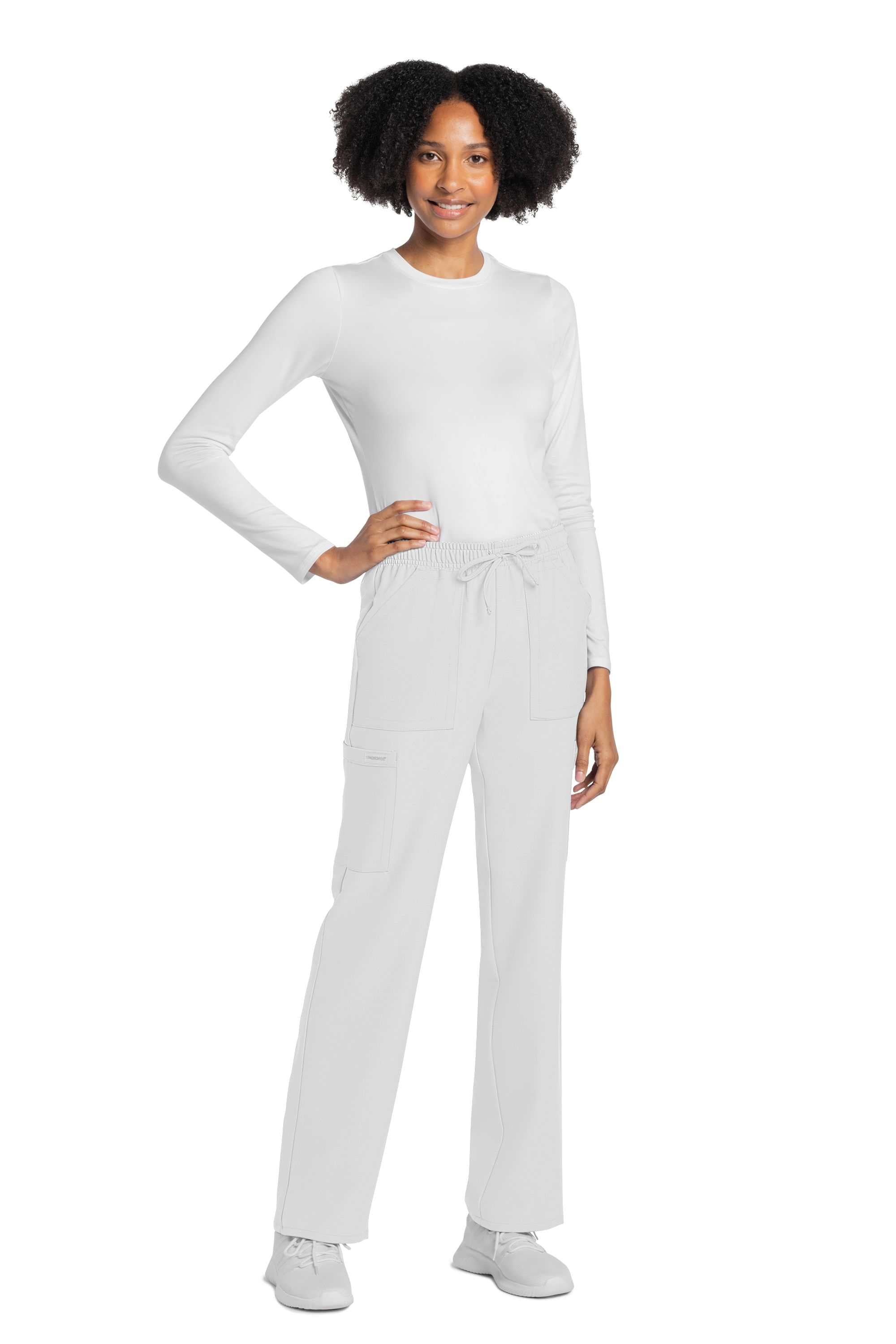 Cherokee Workwear Originals Ultra Women's 4-Pocket Drawstring Cargo Scrub Pants (CKE272A)