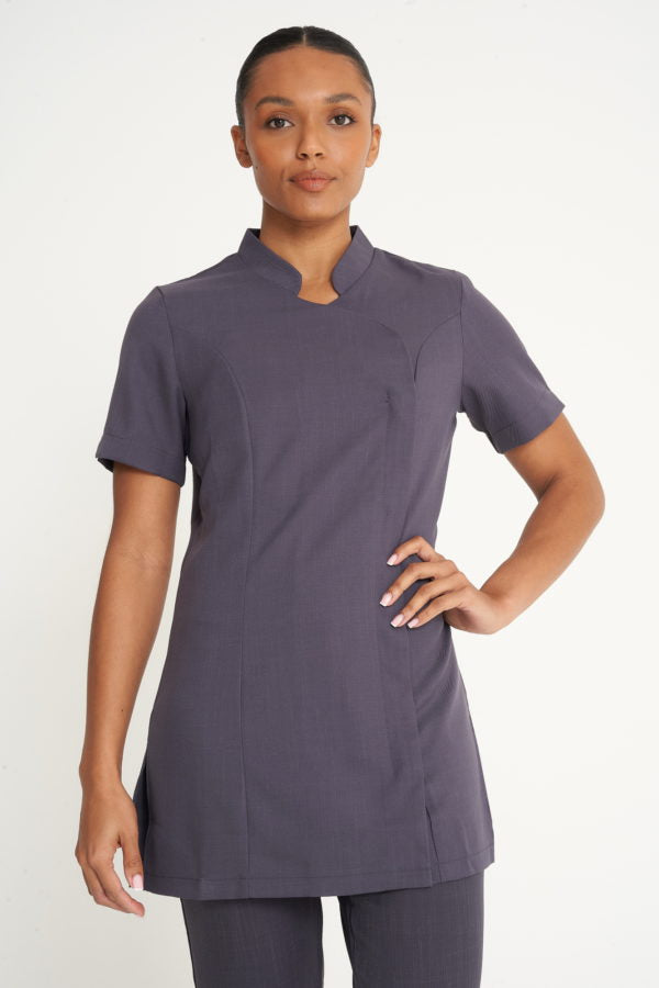 La Beeby Lea Mandarin Collar Tunic