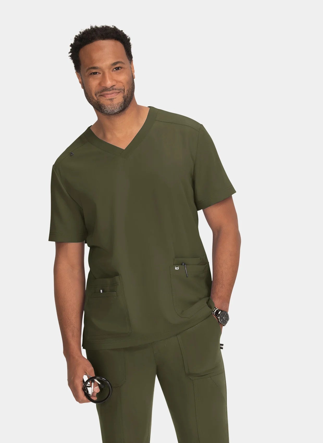 Koi Next Gen Free to be mens scrub top