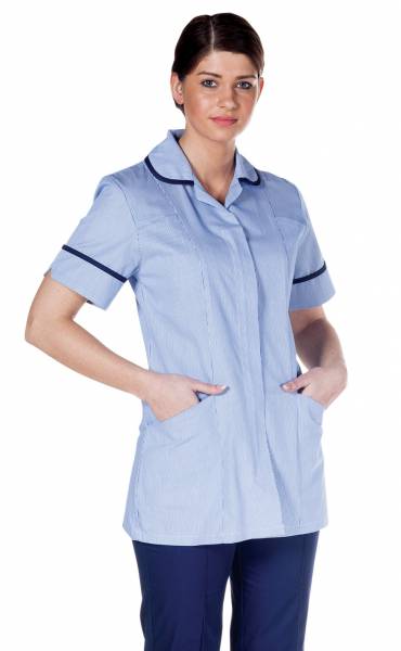 Scrubs UK Ladies Healthcare Striped Nurses Tunic