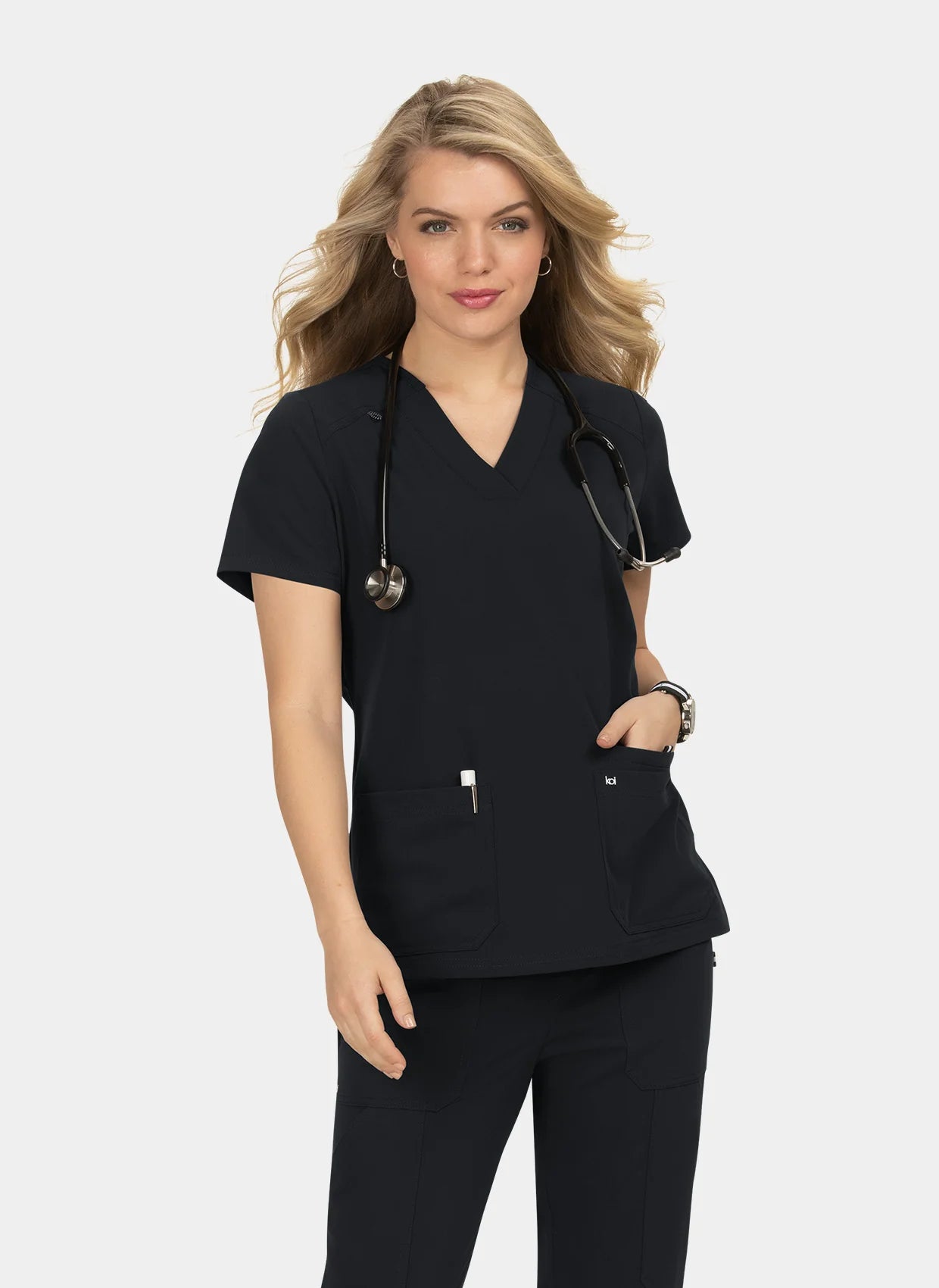 Koi Next Gen Hustle And Heart Scrub Top