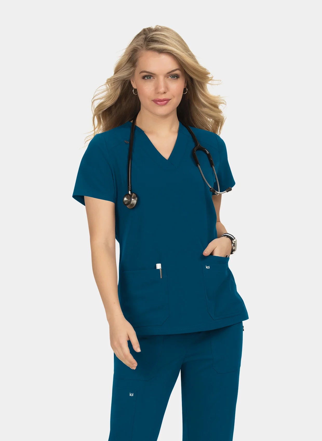 Koi Next Gen Hustle And Heart Scrub Top