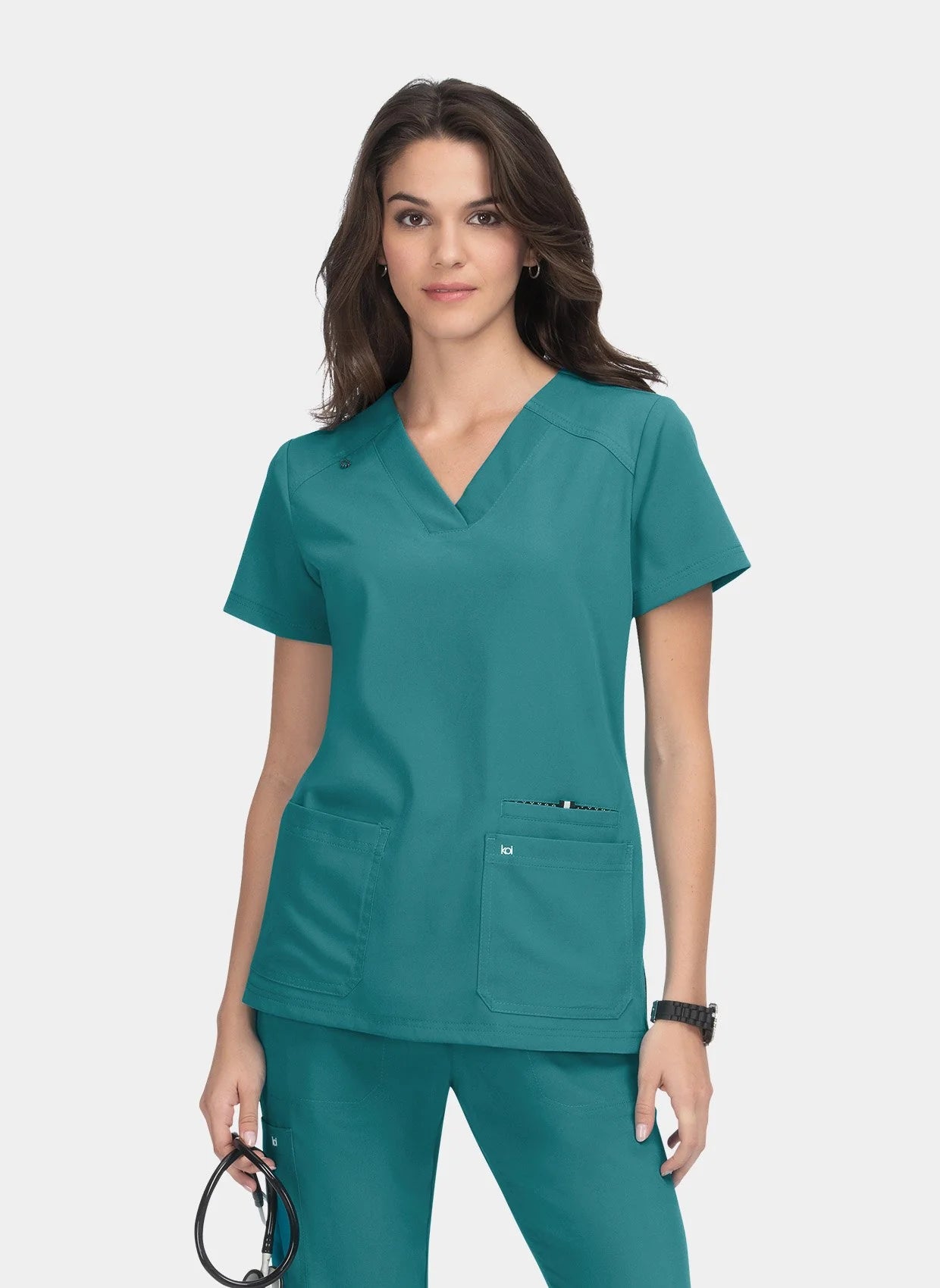 Koi Next Gen Hustle And Heart Scrub Top