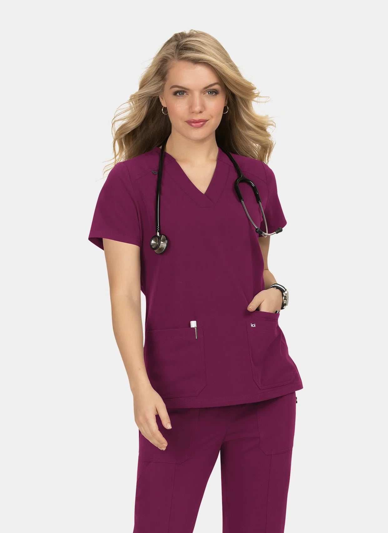 Koi Next Gen Hustle And Heart Scrub Top