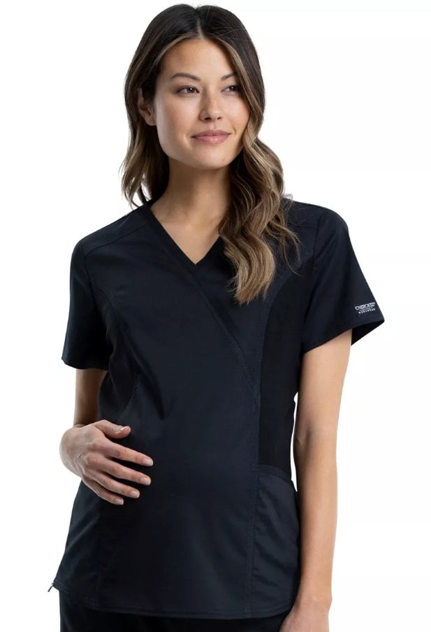 Cherokee Maternity Scrub Top