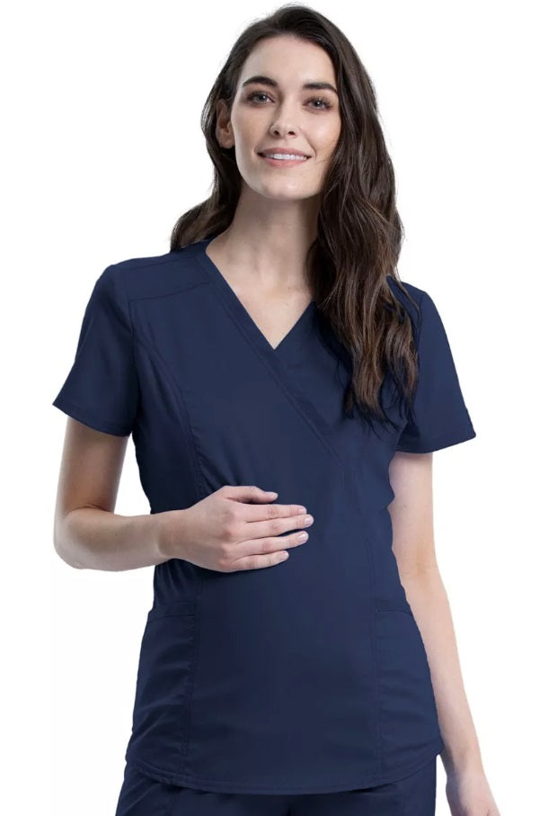 Cherokee Maternity Scrub Top