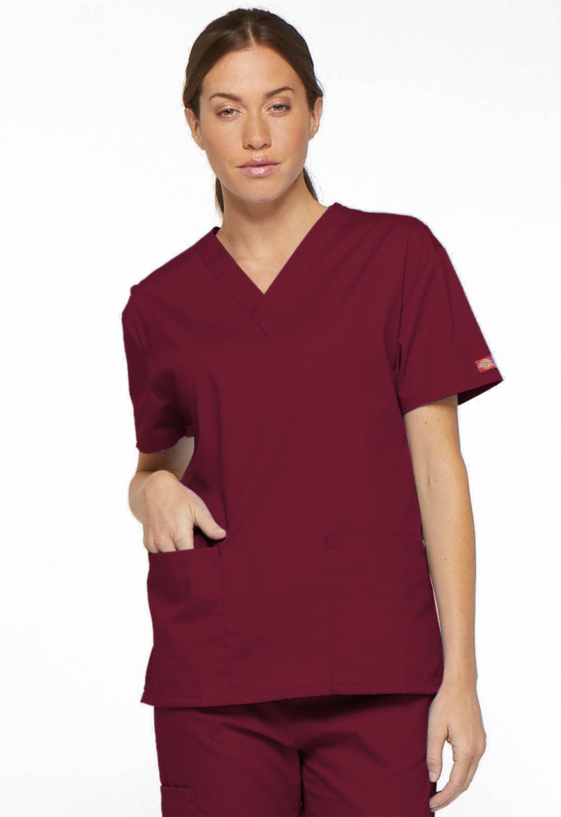 Dickies EDS Cotton Rich Unisex Scrub Top