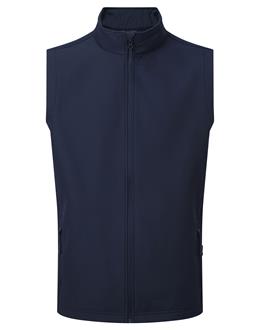 Soft shell mens gilet