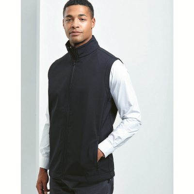 Soft shell mens gilet