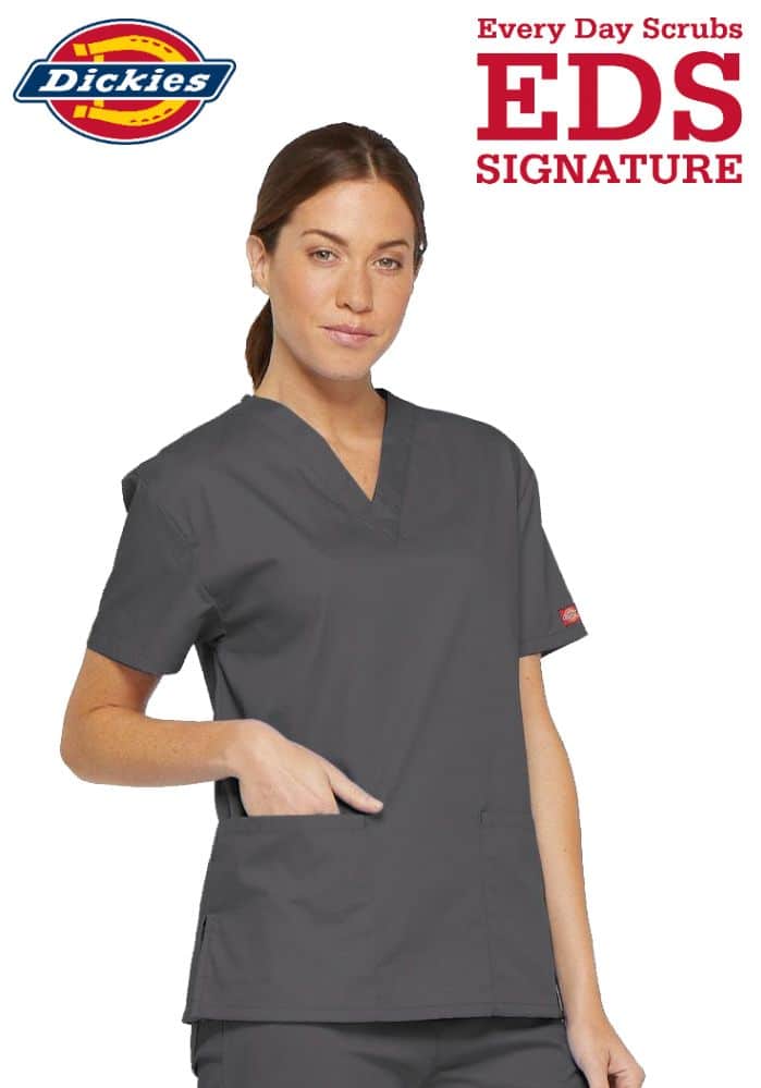 Dickies EDS Cotton Rich Unisex Scrub Top