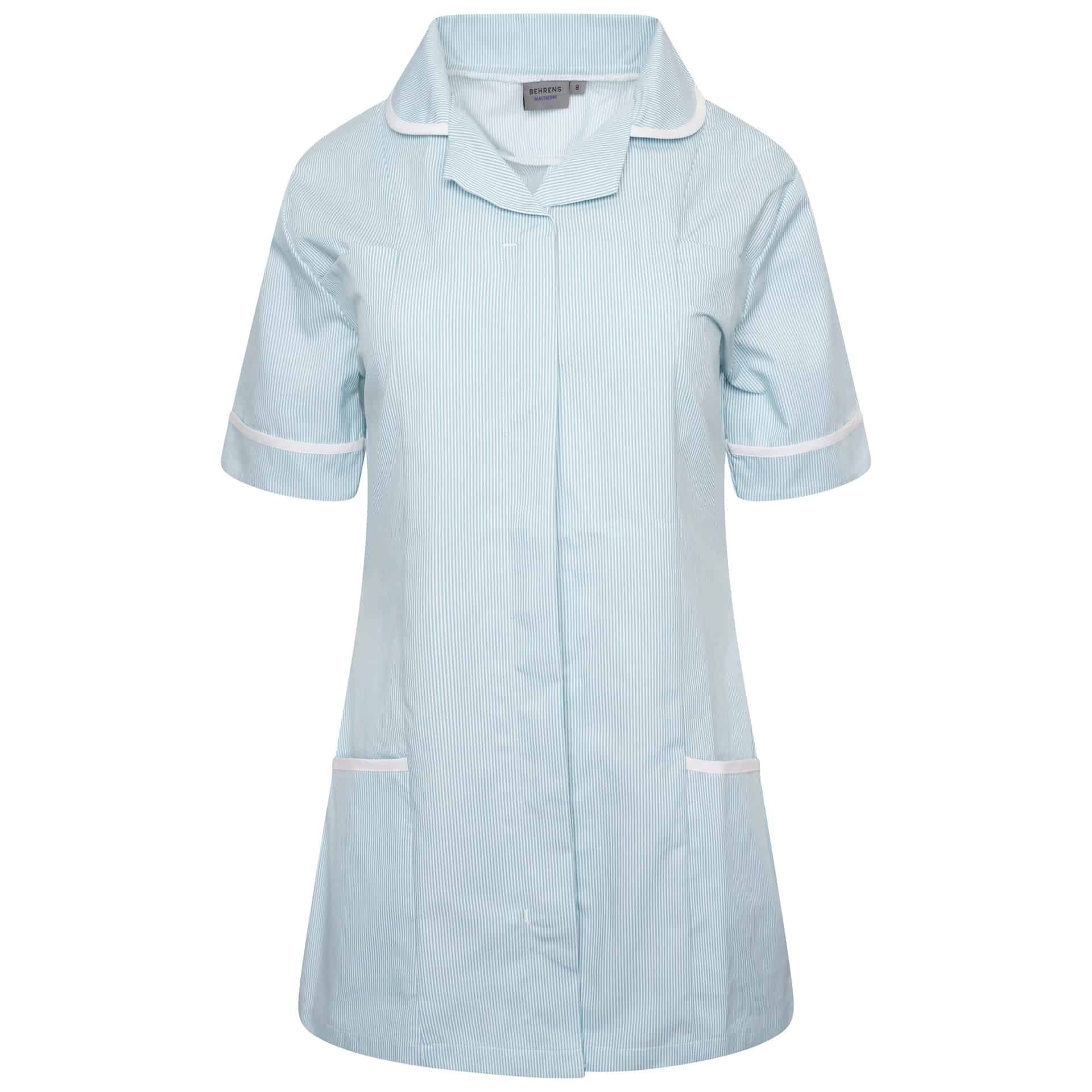 Behrens Ladies Tunic Round Collar and Princess Seam (stripes)