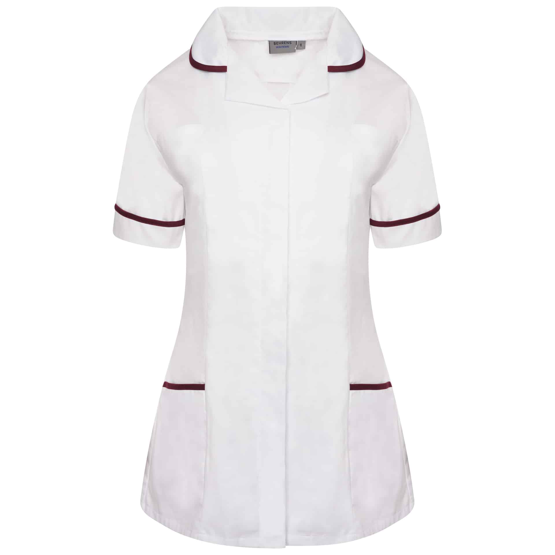 Behrens Ladies Tunic Round Collar and Princess Seam (whites)