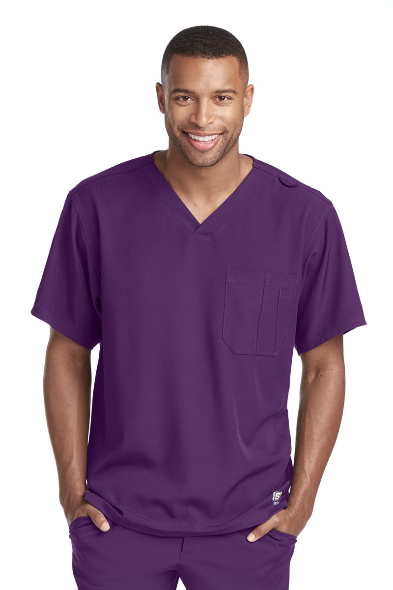 Skechers Mens Structure Crossover Scrub Top SK0112